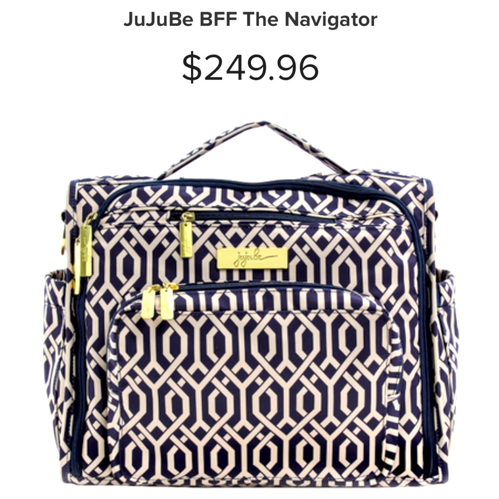 JuJuBe BFF The Navigator diaper bag